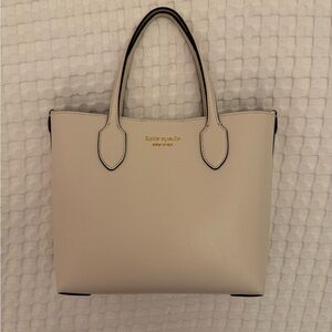 Kate Spade Medium Bleecker Saffiano Leather Tote Ivory Bag